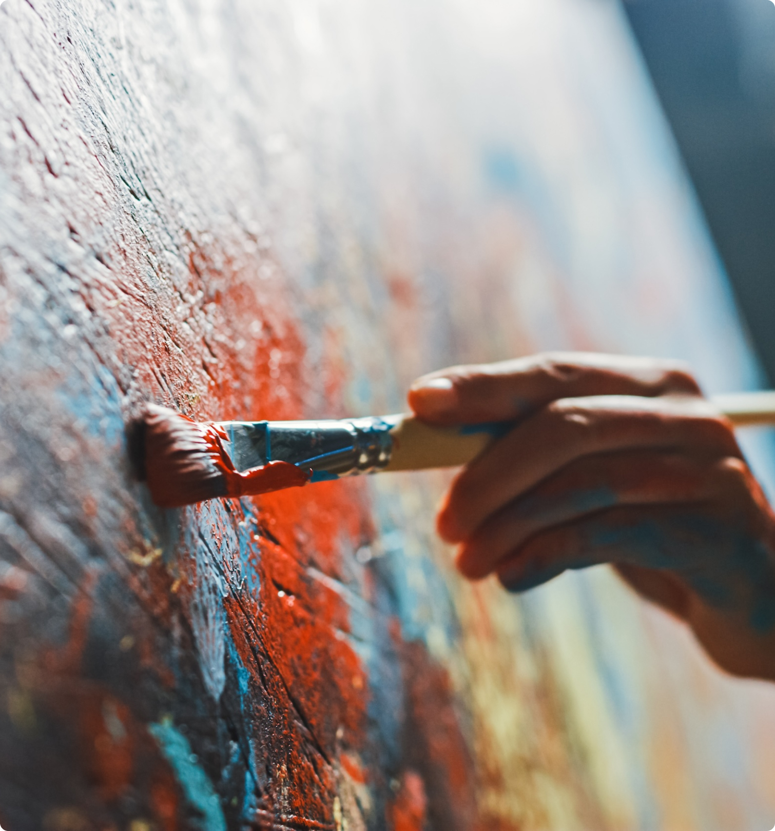 アート制作風景